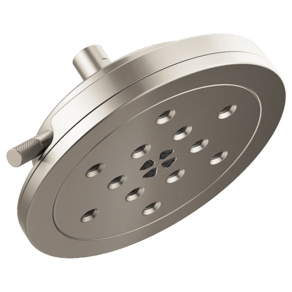 Brizo 8” H<sub>2</sub>Okinetic<sup>®</sup> Round Multi-Function Wall Mount Showerhead 87435-NK - Plumbing Market