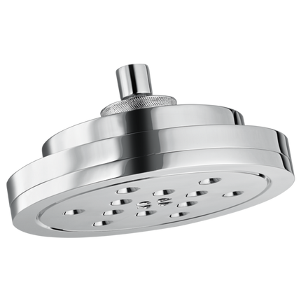 Brizo 8” H<sub>2</sub>Okinetic<sup>®</sup> Round Multi-Function Wall Mount Showerhead 87435-PC - Plumbing Market