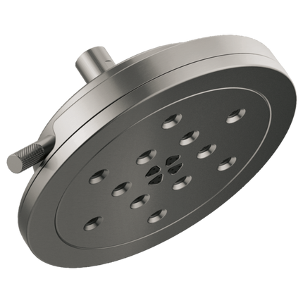 Brizo 8” H<sub>2</sub>Okinetic<sup>®</sup> Round Multi-Function Wall Mount Showerhead 87435-SL - Plumbing Market