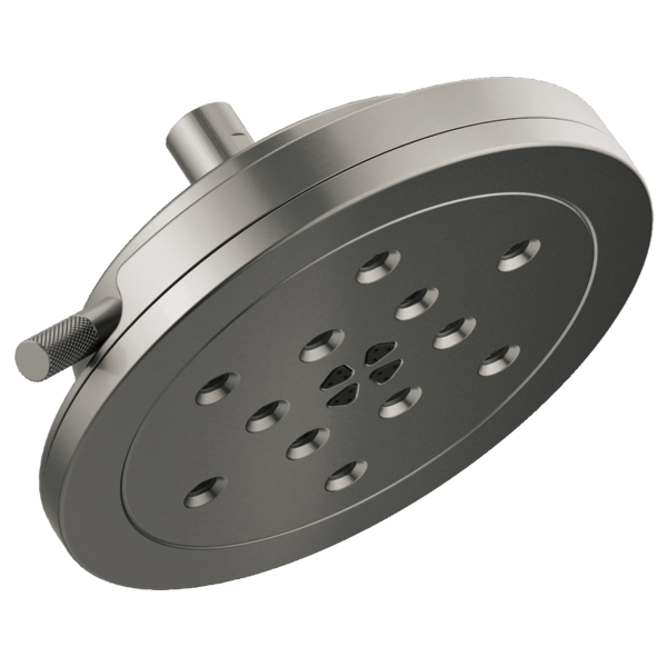Brizo 8” H<sub>2</sub>Okinetic<sup>®</sup> Round Multi-Function Wall Mount Showerhead 87435-SL - Plumbing Market