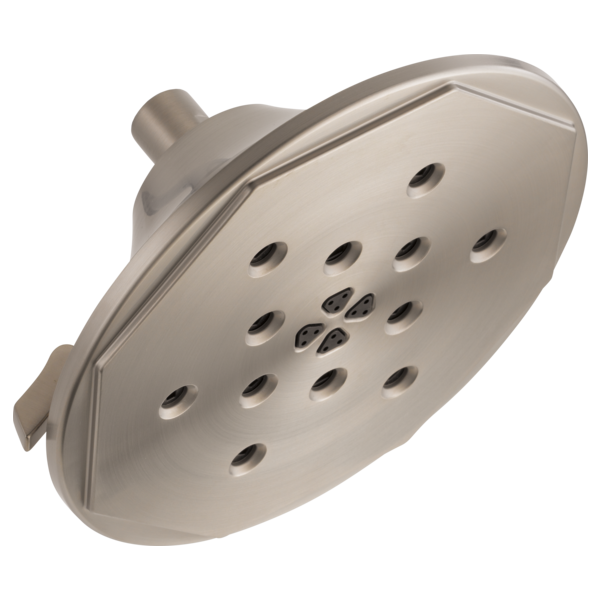Brizo 8” H<sub>2</sub>Okinetic<sup>®</sup> Round Multi-Function Wall Mount Showerhead 87461-NK - Plumbing Market