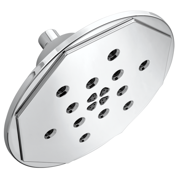 Brizo 8” H<sub>2</sub>Okinetic<sup>®</sup> Round Multi-Function Wall Mount Showerhead 87461-PC - Plumbing Market