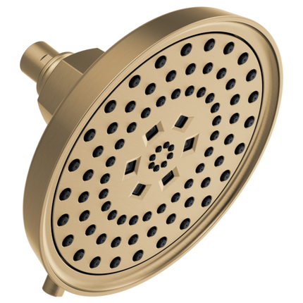 Brizo 7 5/8” H2Okinetic® Round Multi-Function Shower Head - 2.5 GPM 87476-GL-2.5 - Plumbing Market