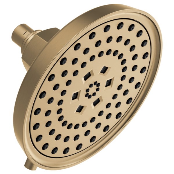 Brizo 7 5/8” H2Okinetic® Round Multi-Function Shower Head - 2.5 GPM 87476-GL-2.5 - Plumbing Market