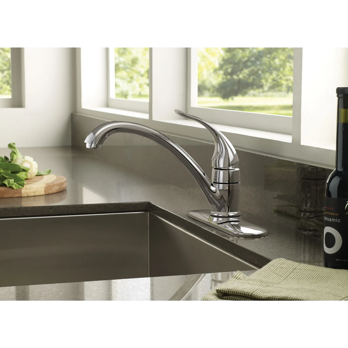 Moen Torrance Single-Handle Kitchen Faucet 87485 in Chrome (87485) - view 2