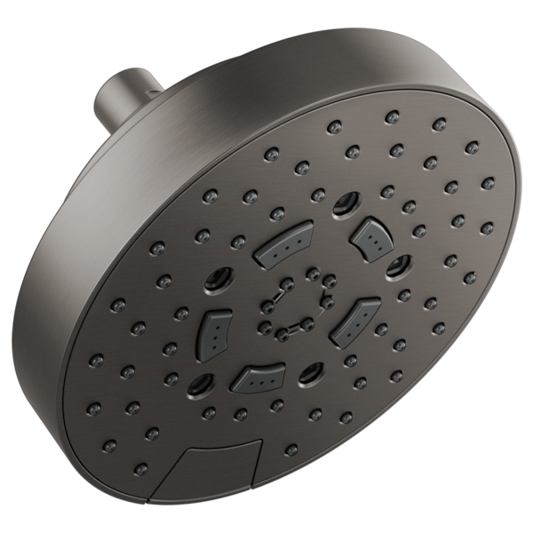 Brizo 7" Linear Round H2Okinetic® Multi-Function Wall Mount Shower Head - 2.5 GPM 87492-SL-2.5 - Plumbing Market