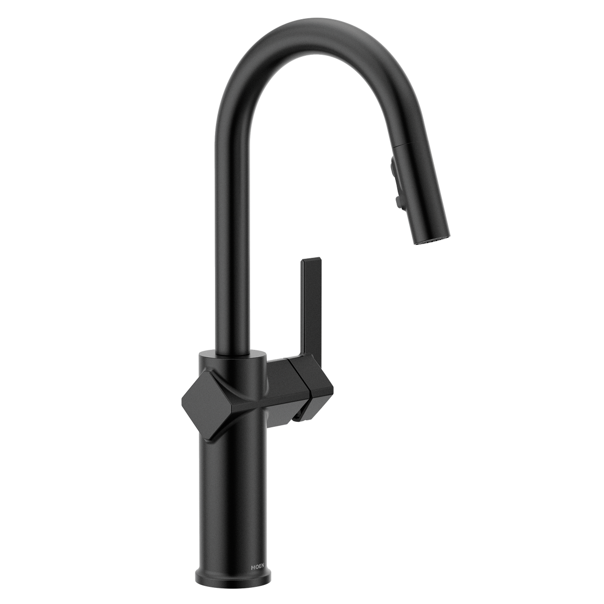 Moen Joric Single-Handle High-Arc Pulldown Kitchen Faucet 87492 in Matte Black (87492BL)