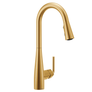 Moen Maureen Single-Handle High-Arc Pulldown Kitchen Faucet 87493 in Brushed Gold (87493BG)