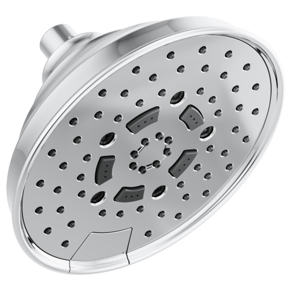 Brizo 7" Classic Round H2Okinetic® Multi-Function Wall Mount Shower Head - 2.5 GPM 87495-PC-2.5 - Plumbing Market