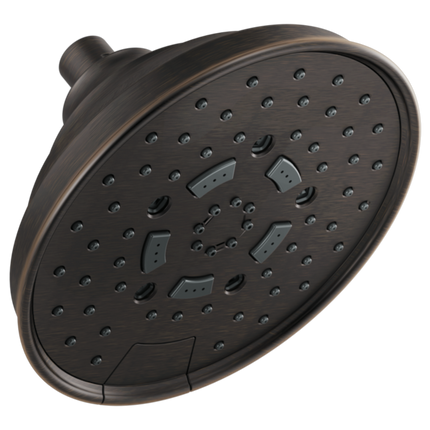 Brizo 7" Classic Round H2Okinetic® Multi-Function Wall Mount Shower Head - 2.5 GPM 87495-RB-2.5 - Plumbing Market