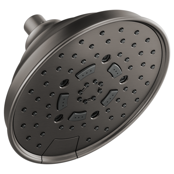 Brizo 7" Classic Round H2Okinetic® Multi-Function Wall Mount Shower Head - 2.5 GPM 87495-SL-2.5 - Plumbing Market