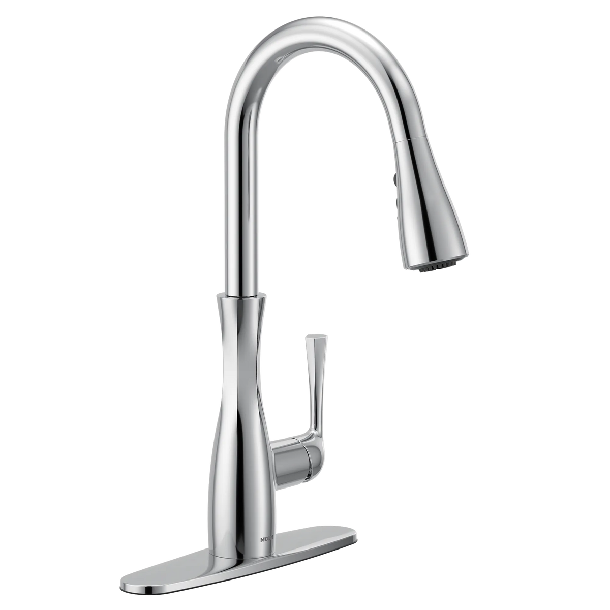 Moen Arlia Single-Handle High-Arc Pulldown Kitchen Faucet 87564 in Chrome (87564) - view 4