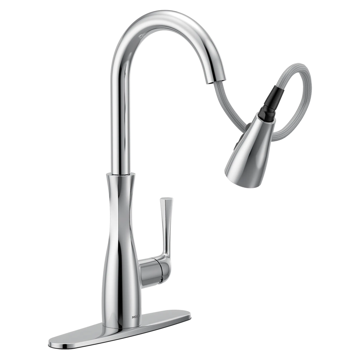 Moen Arlia Single-Handle High-Arc Pulldown Kitchen Faucet 87564 in Chrome (87564) - view 3