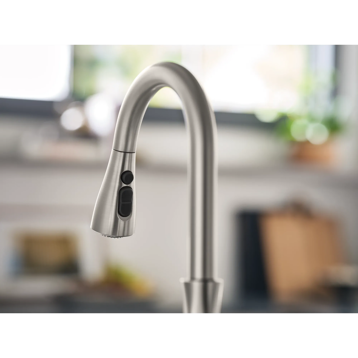 Moen Arlia Single-Handle High-Arc Pulldown Kitchen Faucet 87564 in Spot Resist Stainless (87564SRS) - view 2