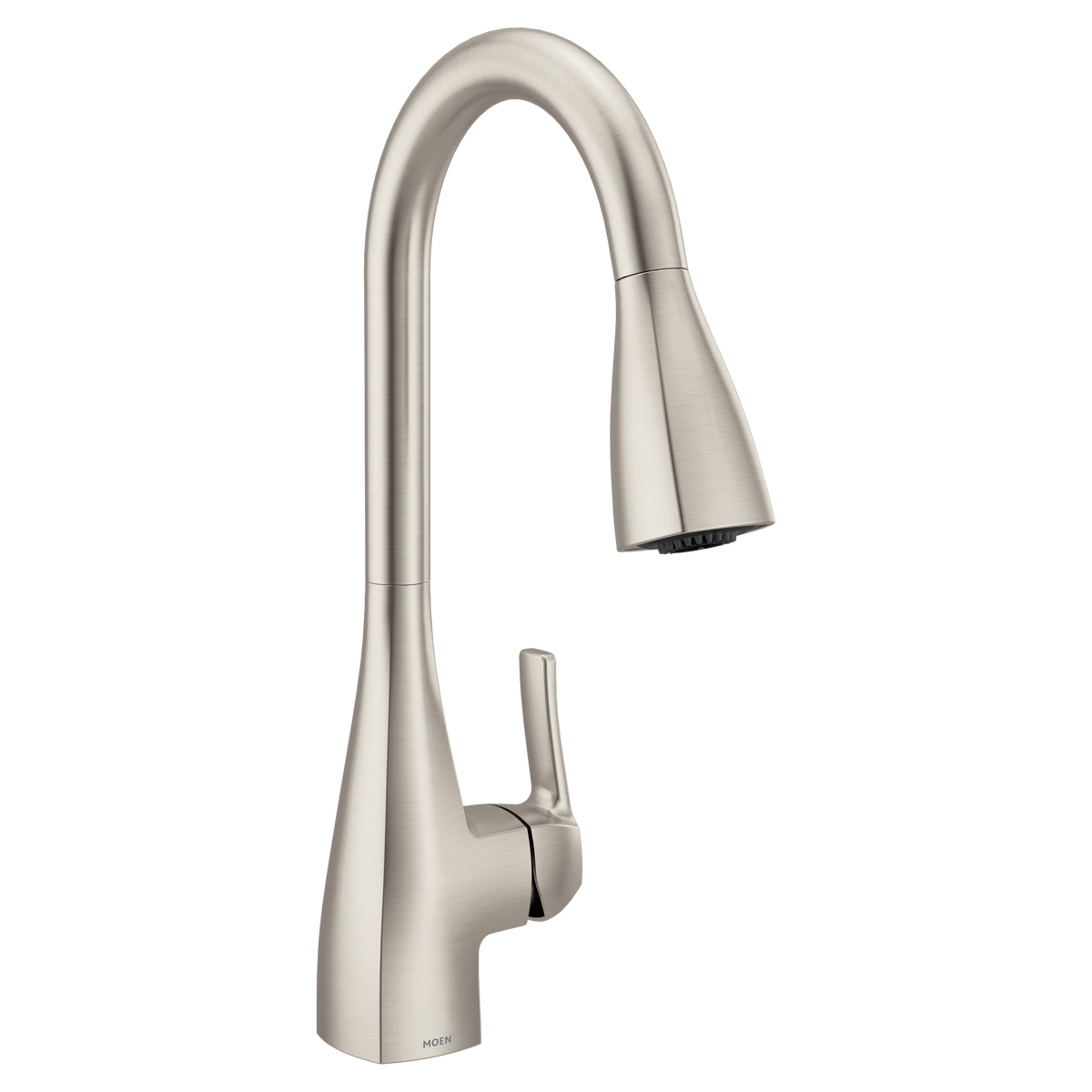 Moen Kiran Single-Handle High-Arc Pulldown Kitchen Faucet 87599 in Spot Resist Stainless (87599SRS)