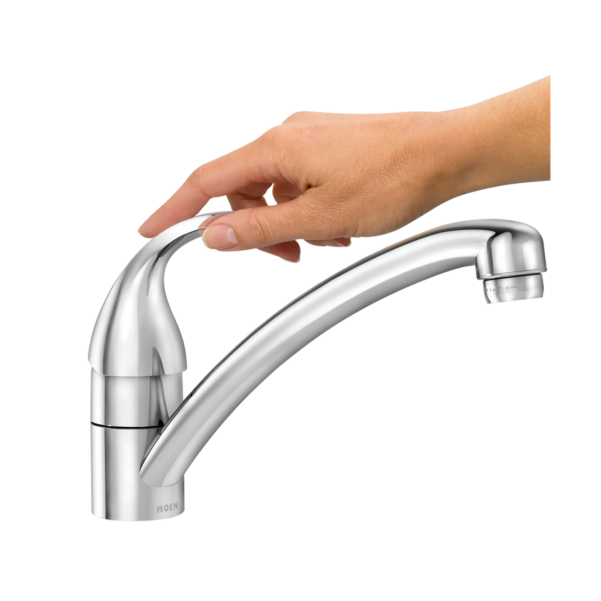 Moen Adler Single-Handle Kitchen Faucet 87603 in Chrome (87603) - view 4