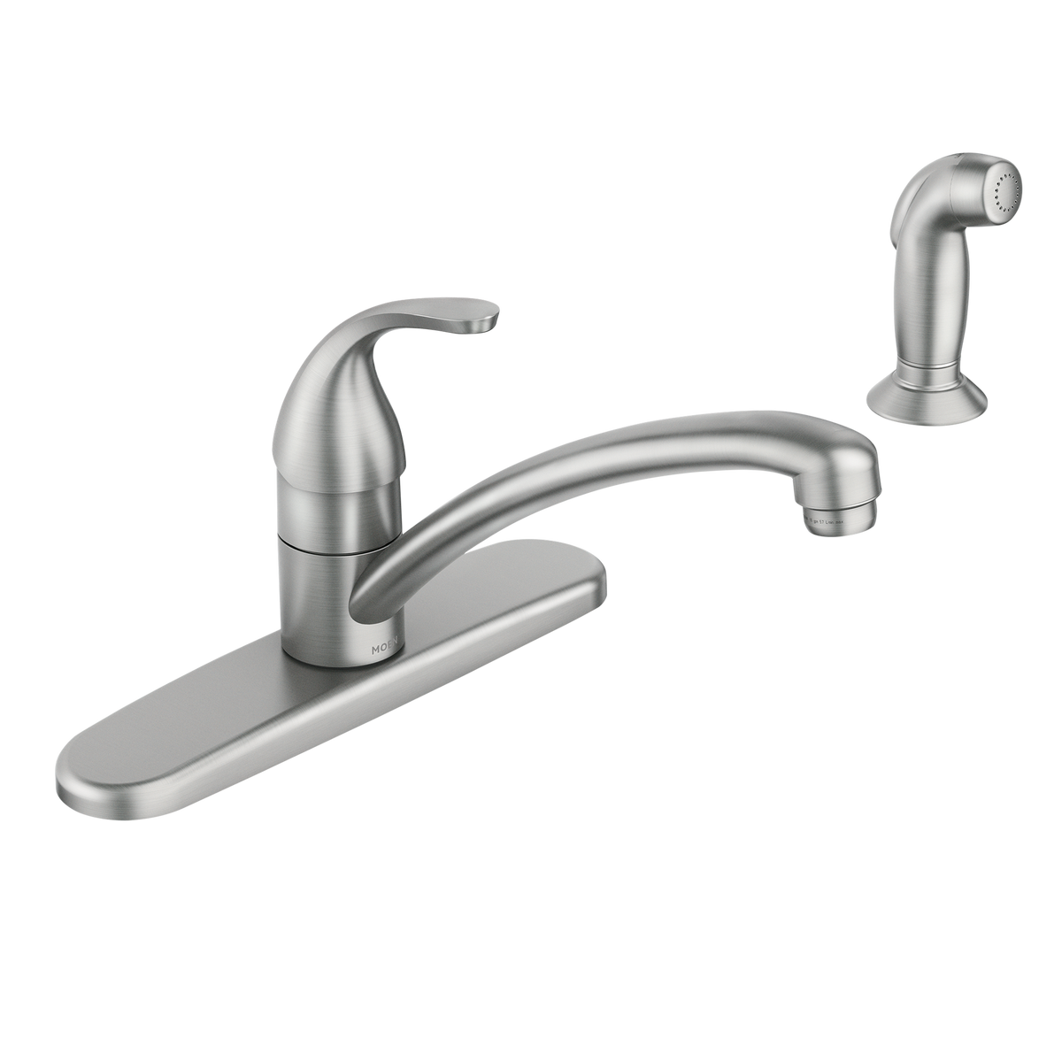 Moen Adler Single-Handle Kitchen Faucet 87604 in Spot Resist Stainless (87604SRS)
