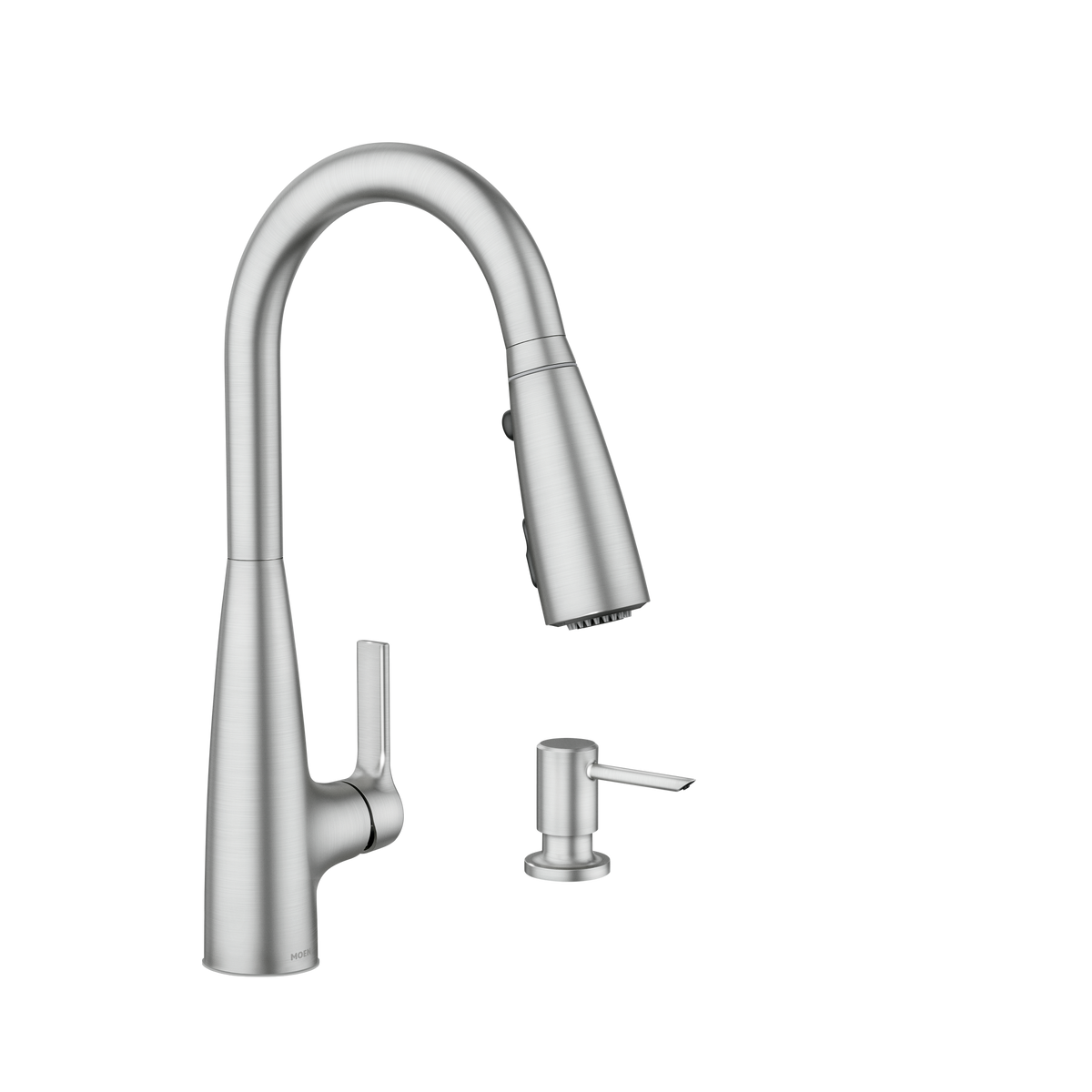 Moen Haelyn Single-Handle High-Arc Pulldown Kitchen Faucet 87627EI in Spot Resist Stainless (87627EISRS)