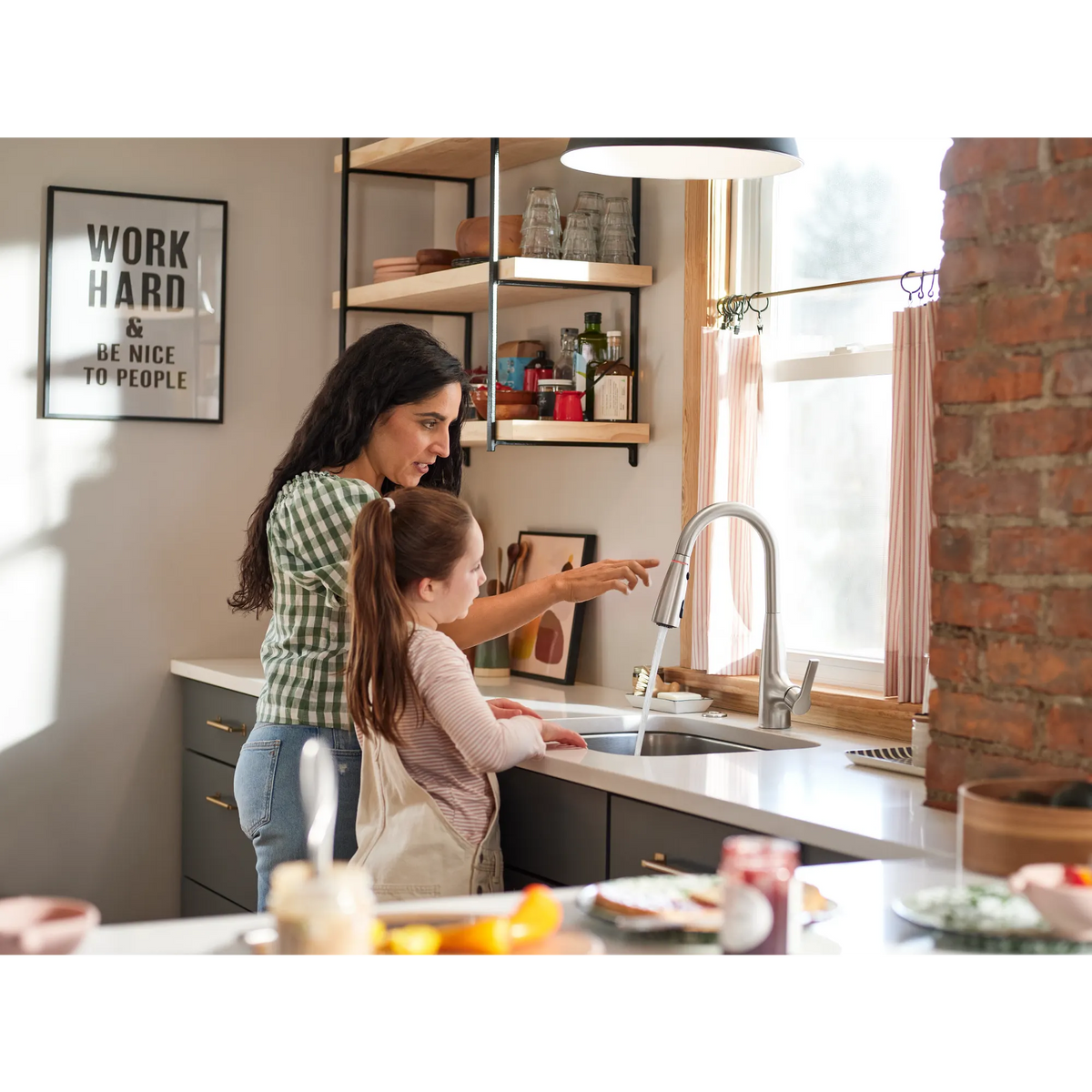 Moen Haelyn Single-Handle High-Arc Pulldown Kitchen Faucet 87627EI in Spot Resist Stainless (87627EISRS) - view 9