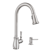 Moen Fieldstone Single-Handle High-Arc Kitchen Faucet 87808 in Spot Resist Stainless (87808SRS)