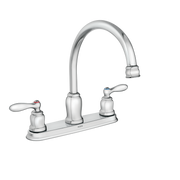 Moen Caldwell Two-Handle Low-Arc Kitchen Faucet 87859 in Chrome (87859)
