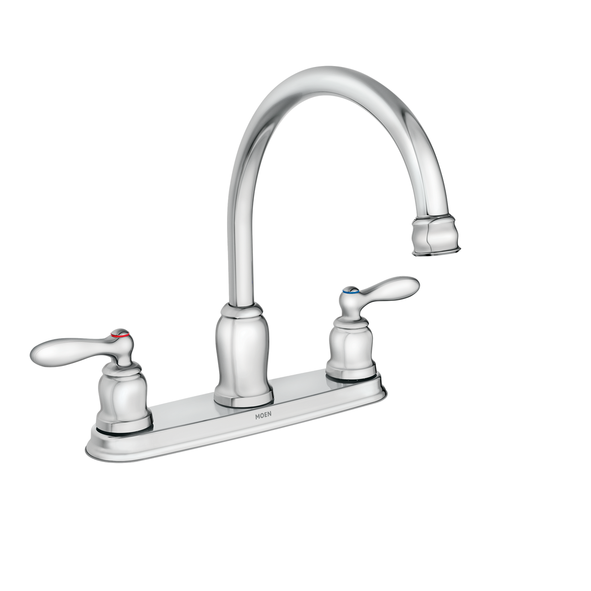 Moen Caldwell Two-Handle Low-Arc Kitchen Faucet 87859 in Chrome (87859)