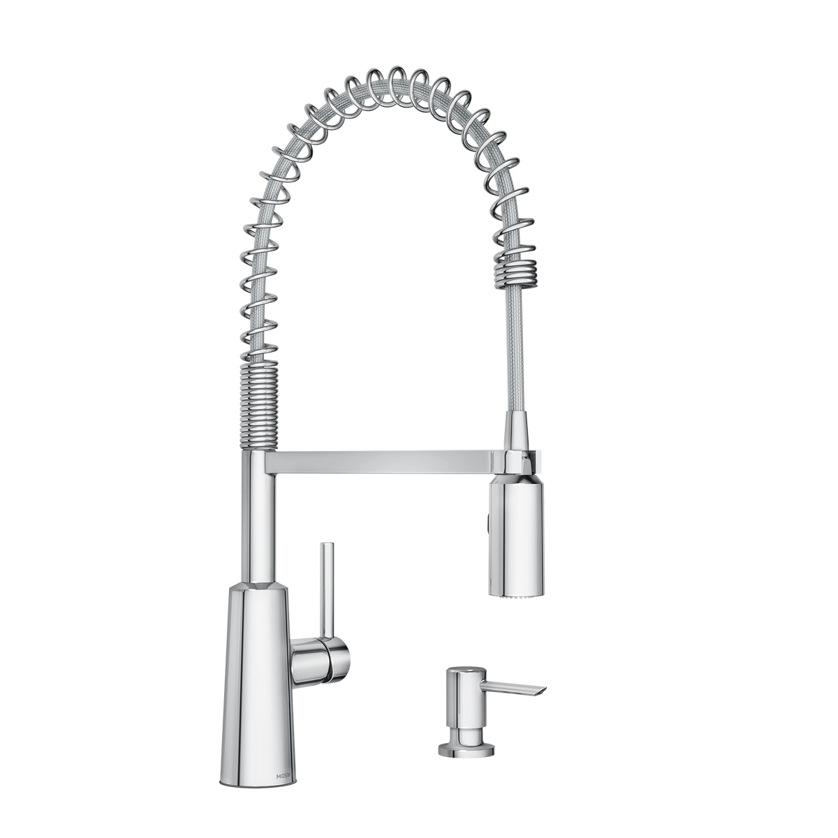 Moen Nori Pre-Rinse Spring Kitchen Faucet 87897 in Chrome (87897)