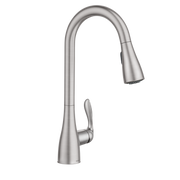 Moen Georgene Single-Handle High-Arc Pulldown Kitchen Faucet 87912 in Spot Resist Stainless (87912SRS)