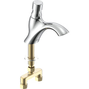Delta Commercial 87T110 Single Hole Metering Slow-Close Lavatory Faucet - Chrome