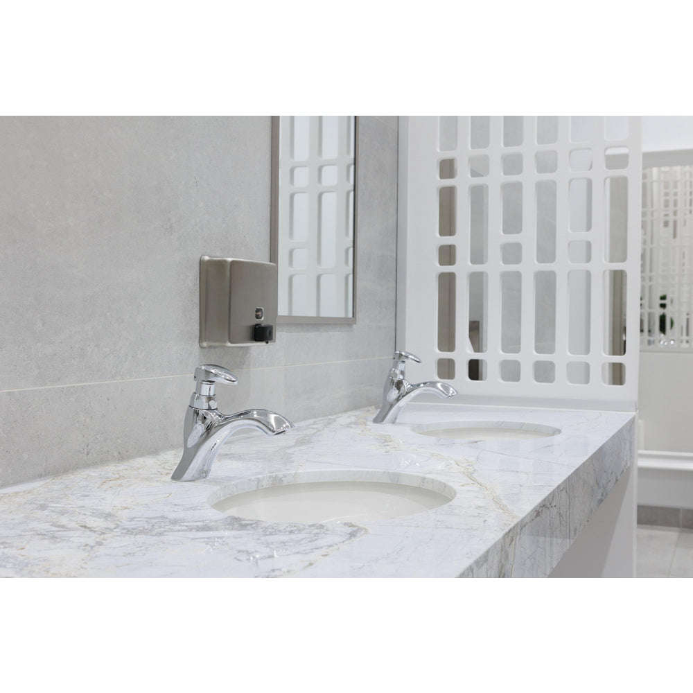 Delta Commercial 87T111 Single Hole Metering Slow-Close Lavatory Faucet