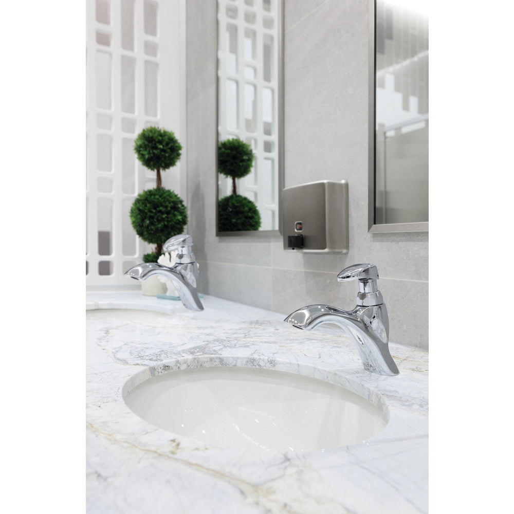 Delta Commercial 87T905 Single Hole Metering Slow-Close Lavatory Faucet