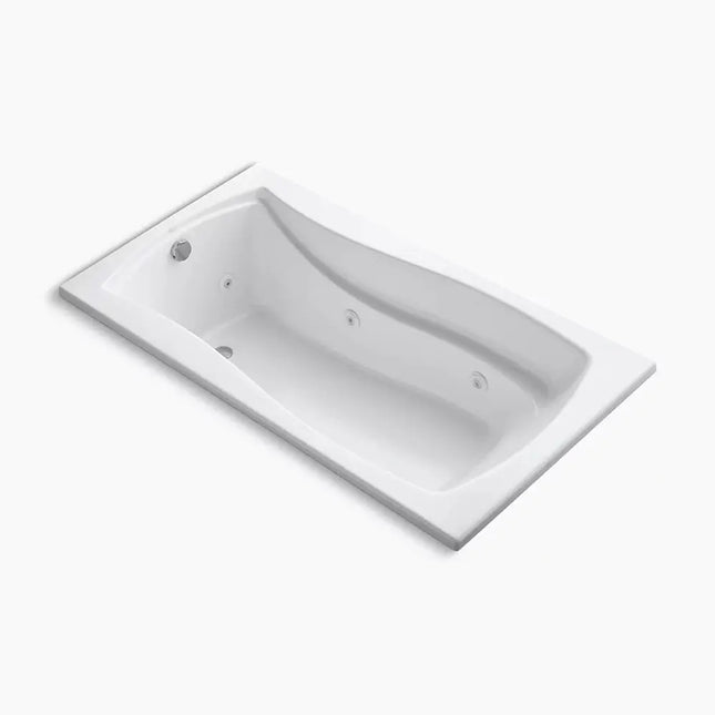 Kohler Mariposa 66" x 35-7/8" drop-in heated whirlpool bath K-1224-HB-0 - Plumbing Market