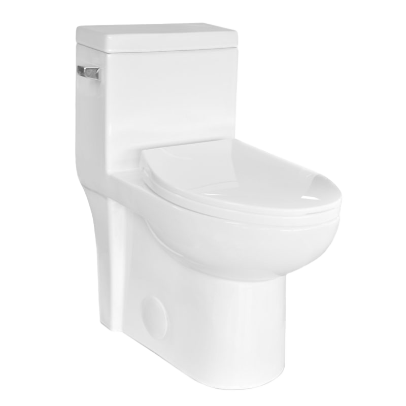 Rubi RMC One Piece Elongated Eco Toilet With Softclose Seat RCM140BL