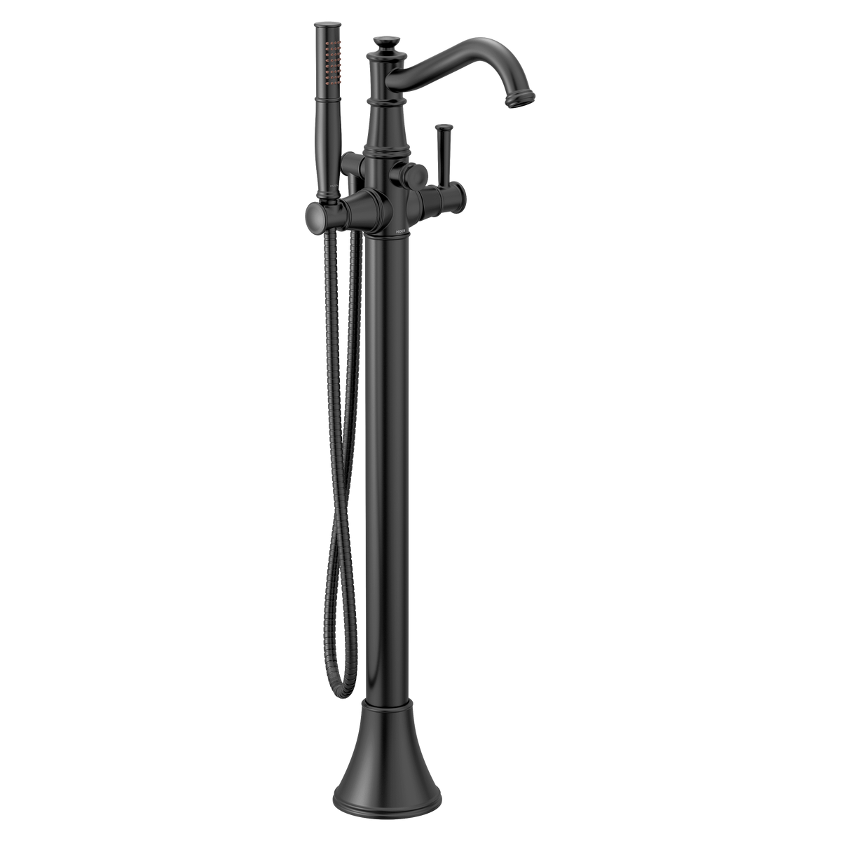 Moen Belfield Single-Handle Tub Filler With Hand Shower 9025 in Matte Black (9025BL)