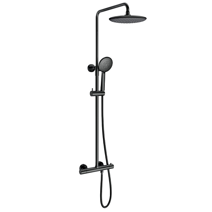 ALT Exporondo 3.0 Thermostatic Shower Column 90530 in Electro Black