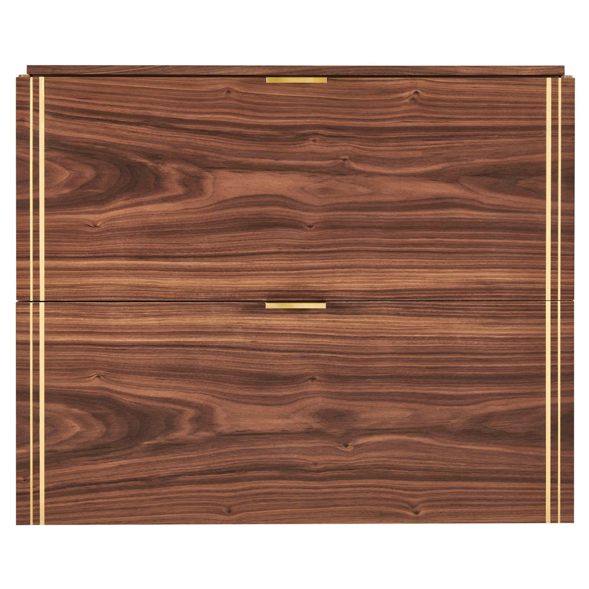 DXV Belshire 30 in. Single Vanity Only with Hidden Interior Drawer in Warm Walnut (D19086030.329)