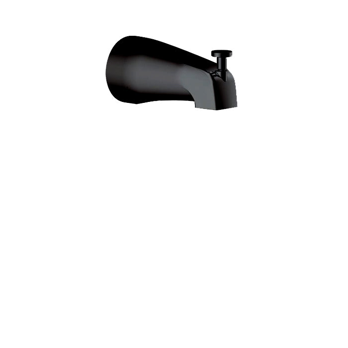 ALT Round Tub Spout with Diverter 90760 in Electro Black