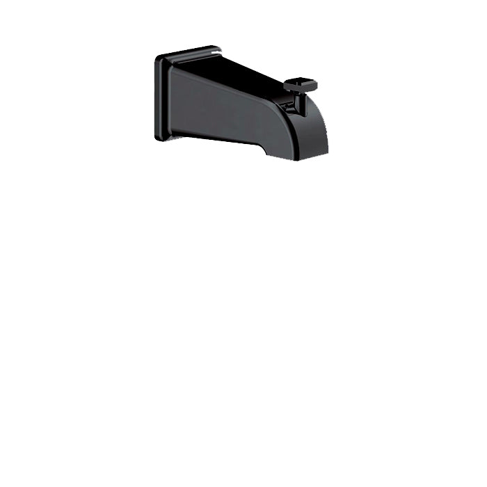 ALT Square Tub Spout with Diverter 90761 in Electro Black