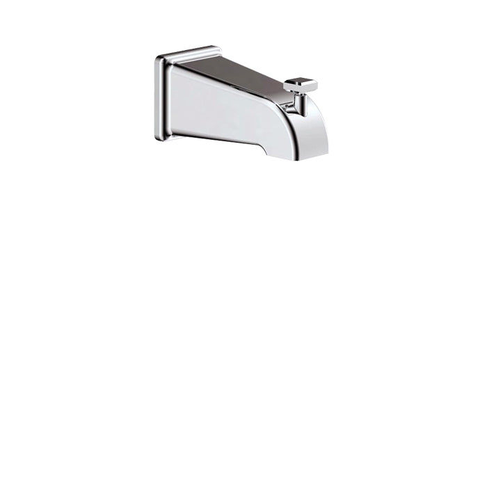 ALT Square Tub Spout with Diverter 90761 in Polished Chrome