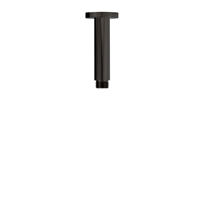 ALT 4" Ceiling Arm with Round Flange 90848 in Electro Black