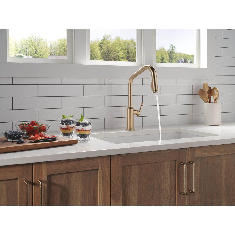Delta Cordova-Kitchen Pulldown Faucet Angle Spout