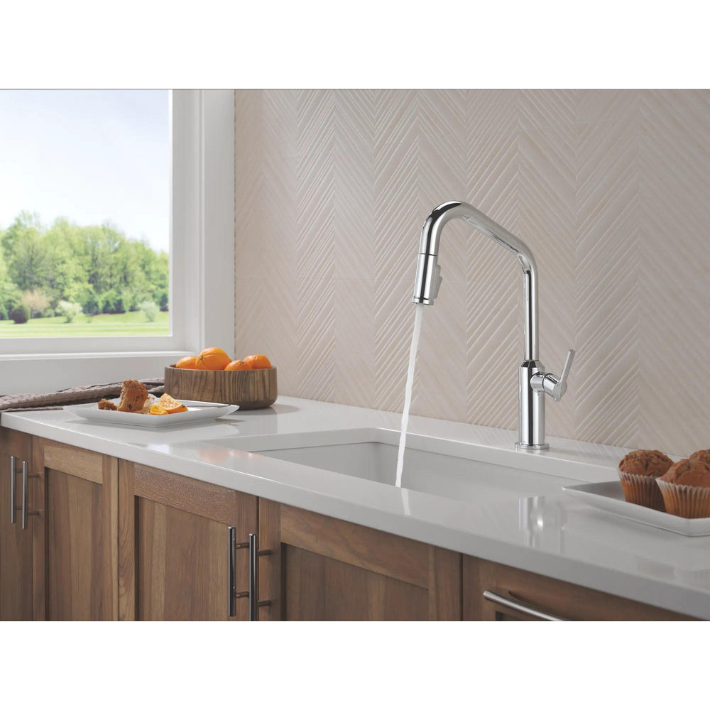 Delta Cordova-Kitchen Pulldown Faucet Angle Spout