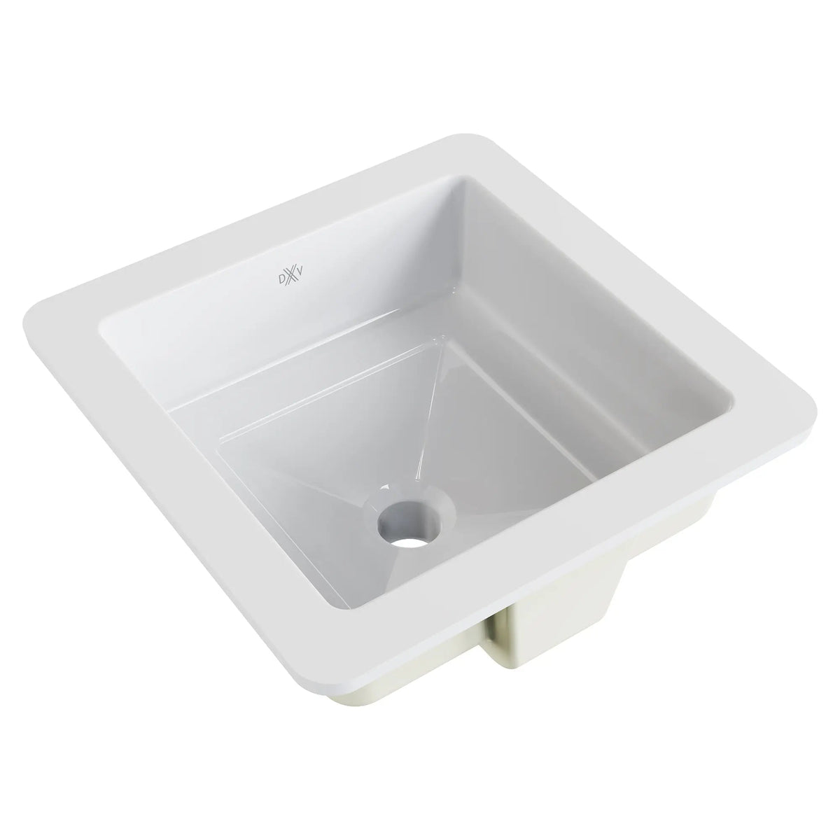 DXV POP Square Sink in Canvas White (D20060000.415) - view 4