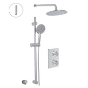 ALT Via Dante Thermostatic Shower System – 2 Functions 91082 in Polished Chrome