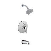ALT Volo Pressure Balance Tub/Shower System 91116 in Polished Chrome