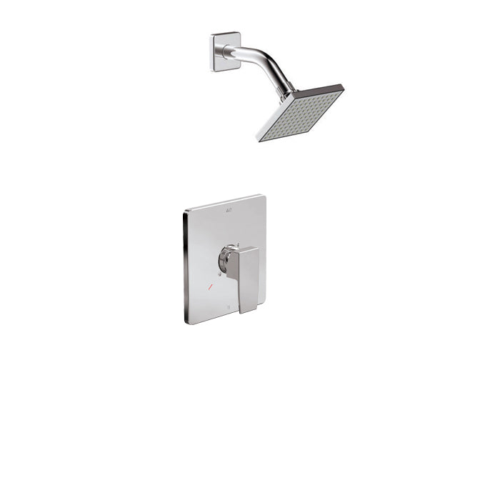 ALT Riga Pressure Balance Shower System 91245 in Polished Chrome