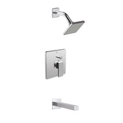 ALT Riga Pressure Balance Tub/Shower System 91246 in Polished Chrome