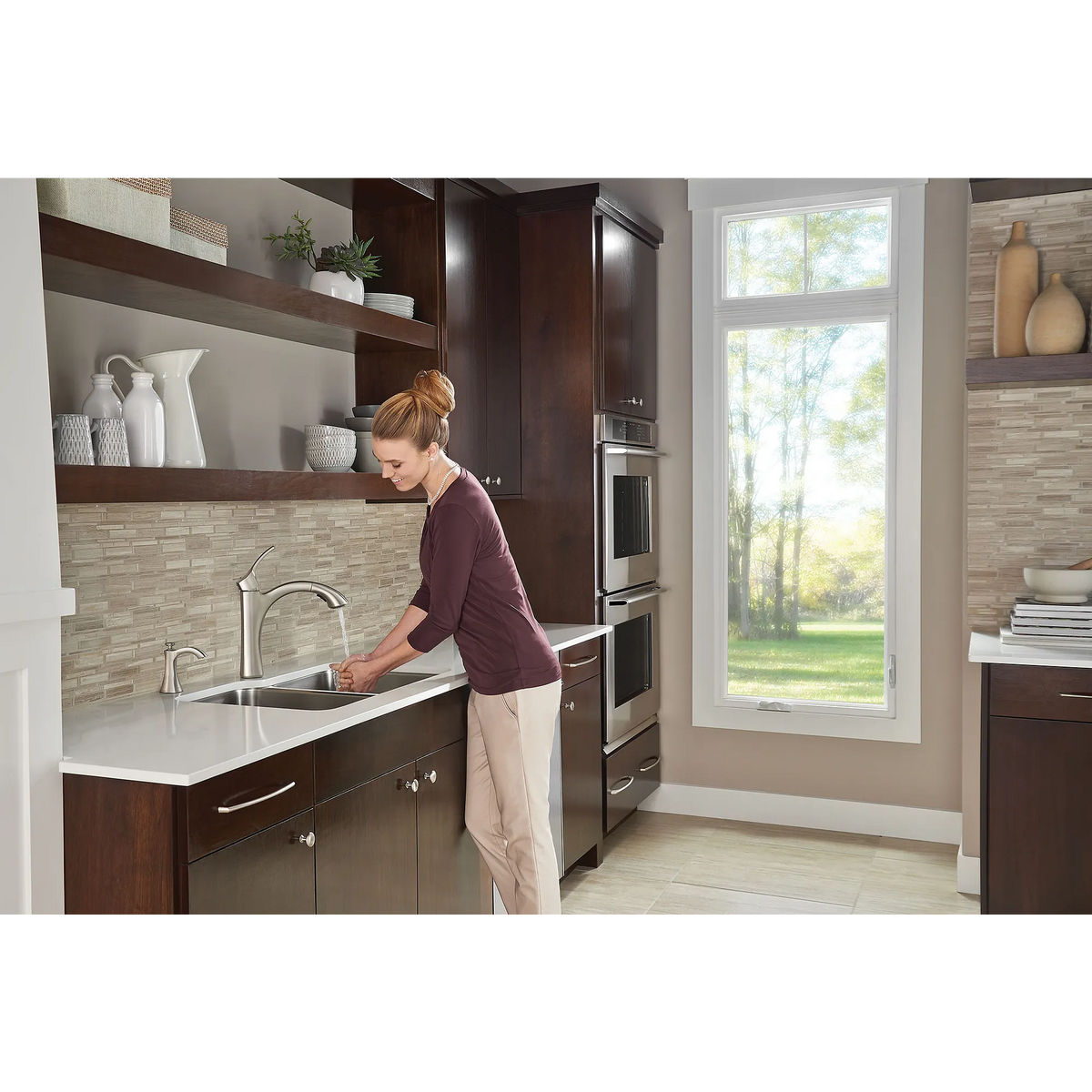 Moen Transitional Soap Dispenser S3948 in Spot Resist Stainless (S3948SRS) - view 11
