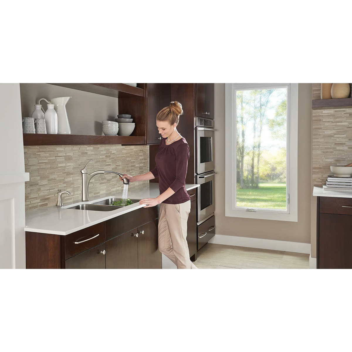 Moen Transitional Soap Dispenser S3948 in Spot Resist Stainless (S3948SRS) - view 10