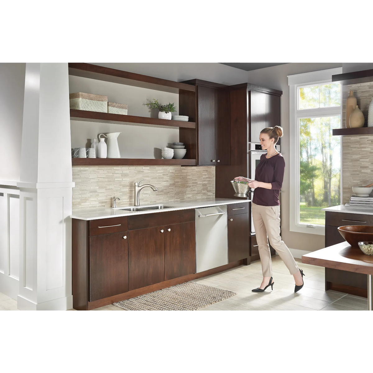 Moen Transitional Soap Dispenser S3948 in Spot Resist Stainless (S3948SRS) - view 9